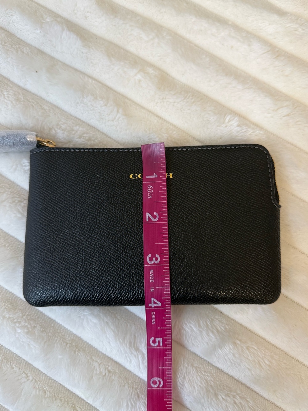 Coach Corner Zip Wristlet - Picture 4 of 11